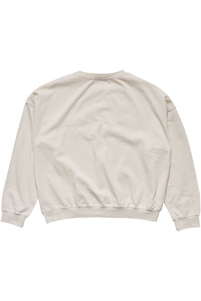 White Stussy Trail Embroidered Rugby Crew Women's Sportswear | USA000799