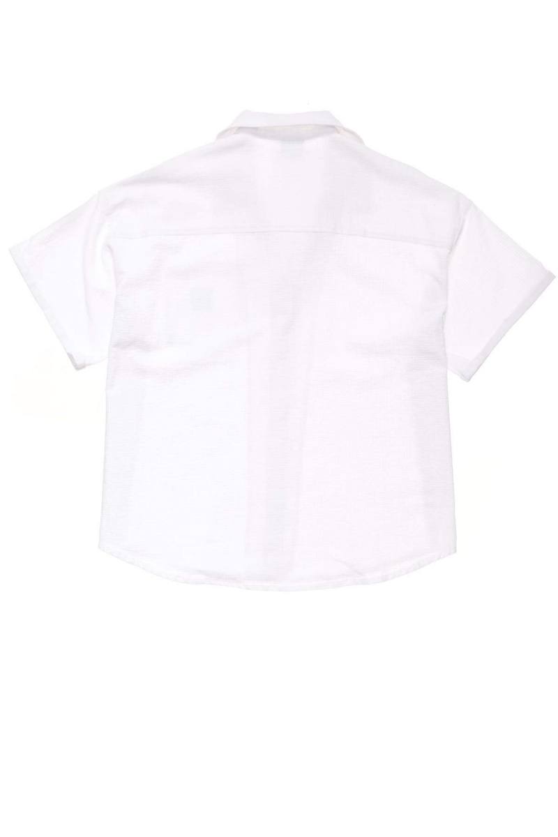 White Stussy Vermont OS Shirt Women's Sportswear | USA000801