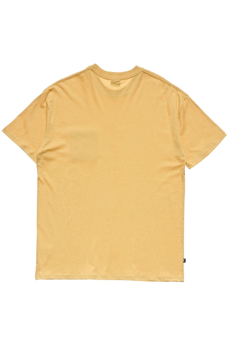 Yellow Stussy Crown Pocket SS Men's T Shirts | USA000146