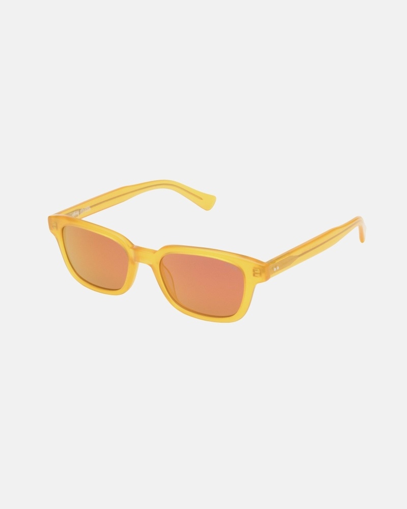 Yellow Stussy Owen Men's Sunglasses | USA000806