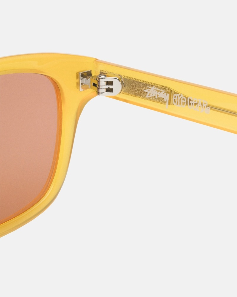 Yellow Stussy Owen Men's Sunglasses | USA000806