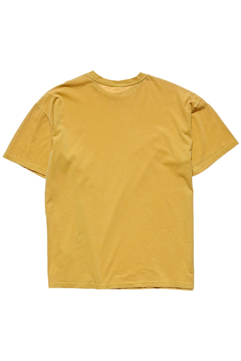 Yellow Stussy Pacific Relaxed Women's T Shirts | USA000253