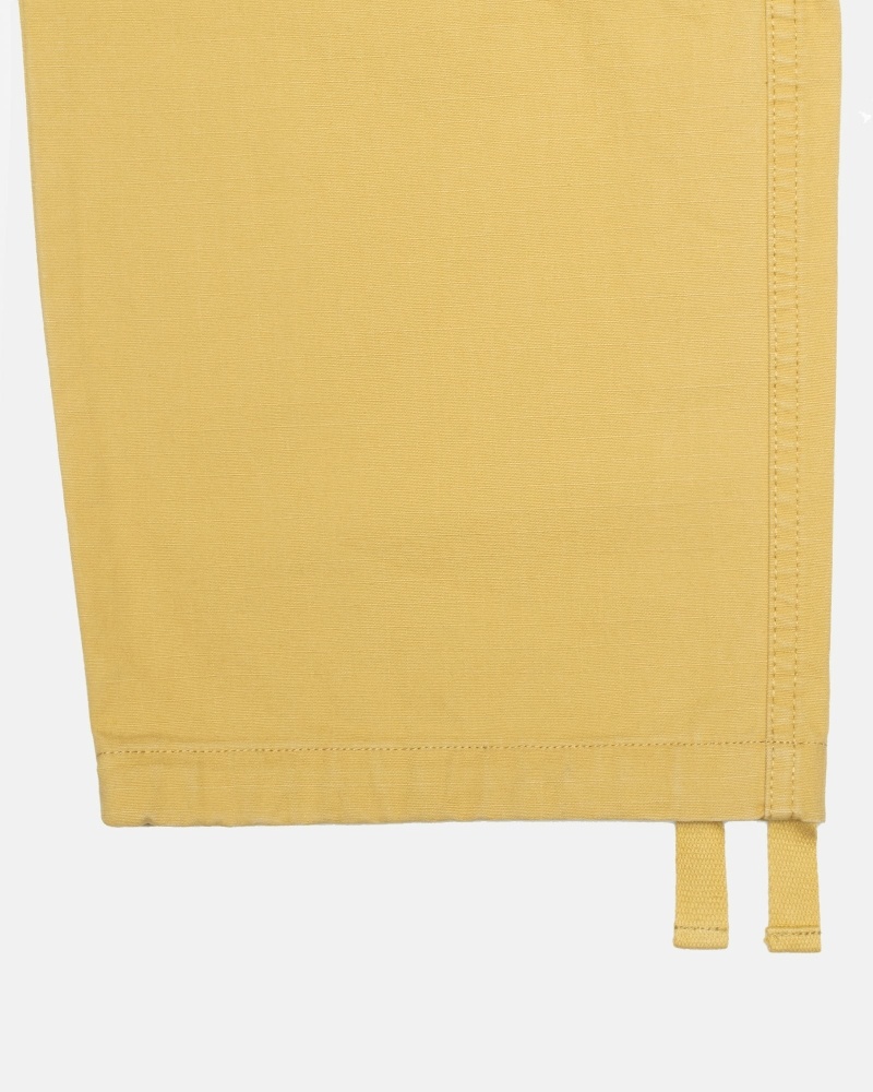 Yellow Stussy Ripstop Surplus Men's Cargo Pants | USA000592