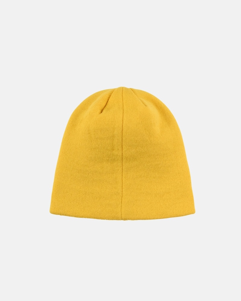 Yellow Stussy Stussy Sport Jacquard Skullcap Men's Hats | USA000498