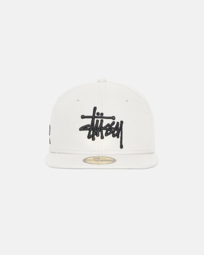 Beige Stussy Authentic New Era Men's Caps | USA000373