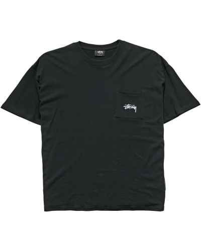 Black Stussy Design Labs SS Men's T Shirts | USA000149