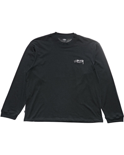 Black Stussy Design Men's Sweatshirts | USA000914