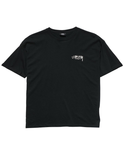 Black Stussy Designs SS Tee Men's Sportswear | USA000757