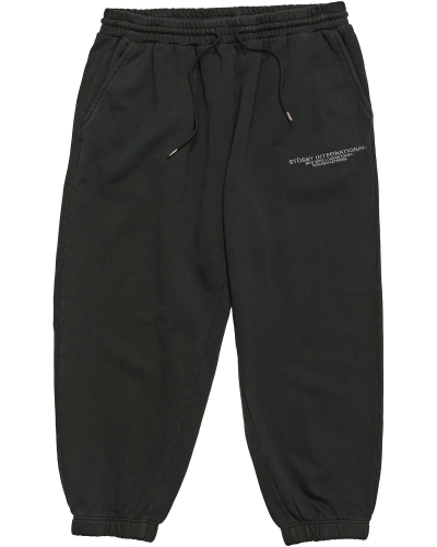 Black Stussy INT. Embroidered Women's Track Pants | USA000985