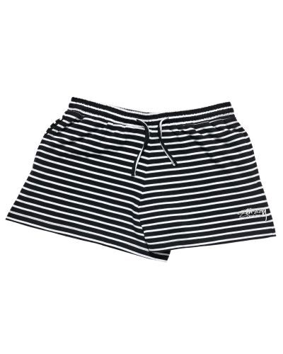 Black Stussy Linley High Wasted Short Women's Shorts | USA000649
