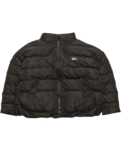 Black Stussy River Lightweight Puffa Women's Jackets | USA000353