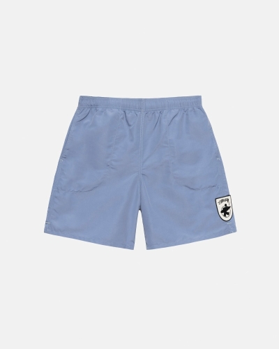 Blue Stussy Surfman Patch Men's Shorts | USA000703