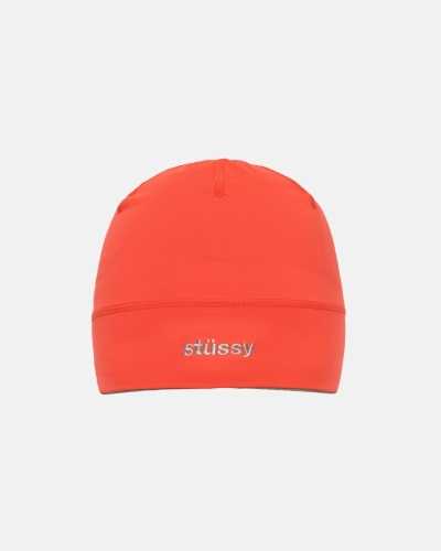 Coral Stussy Ss Link Skull Men's Caps | USA000480