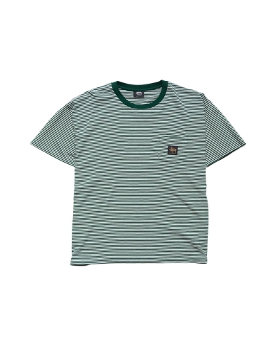 Green Stussy Authentic Yarn Dye SS Pocket Men's T Shirts | USA000097