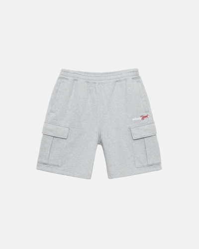 Grey Stussy Sport Cargo Men's Shorts | USA000679