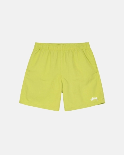 Light Green Stussy Stock Men's Shorts | USA000694