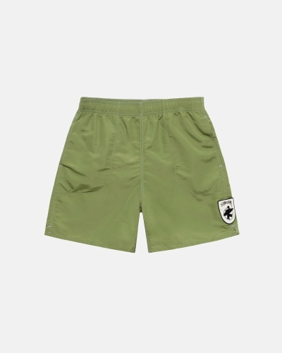 Light Turquoise Stussy Surfman Patch Men's Shorts | USA000702