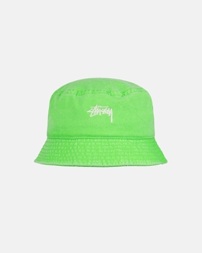 Mint Stussy Washed Stock Men's Bucket Hats | USA000511