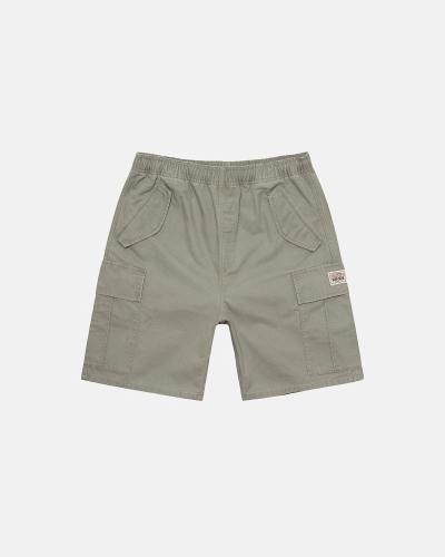 Olive Stussy Ripstop Cargo Men's Shorts | USA000670