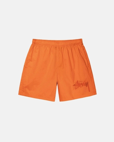 Orange Stussy Big Stock Nylon Short Men's Shorts | USA000624