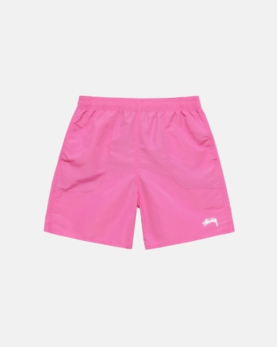 Pink Stussy Stock Men's Shorts | USA000689