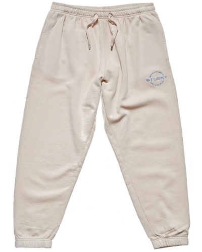 White Stussy City Circle Trackpant Women's Track Pants | USA000980