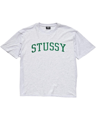 White Stussy Collegiate BF Women's T Shirts | USA000134