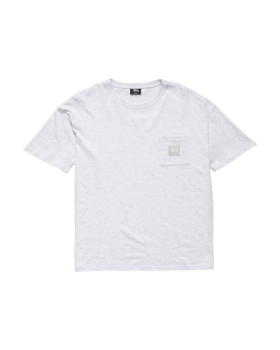 White Stussy Graffiti Label SS Men's T Shirts | USA000180